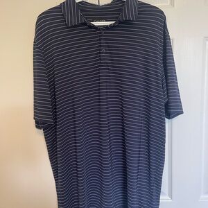 Chase 54 Blue and White Striped Polo